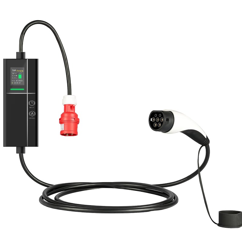 Type 2 Portable Ev Charger 11Kw Cee - 2026 Caricatore EV portatile 16A 5M