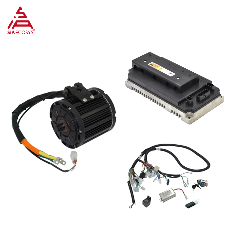 Mid Drive Motor Kit 72V 5000W - Kit di trasmissione motore centrale QSMOTOR